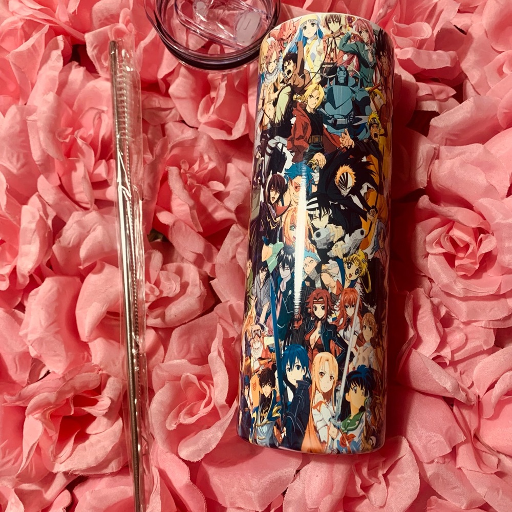 Anime insulated 20oz tumbler set